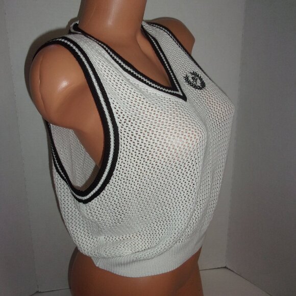 PINK Victoria's Secret Collegiate Knit Sweater Vest - Picture 3 of 4